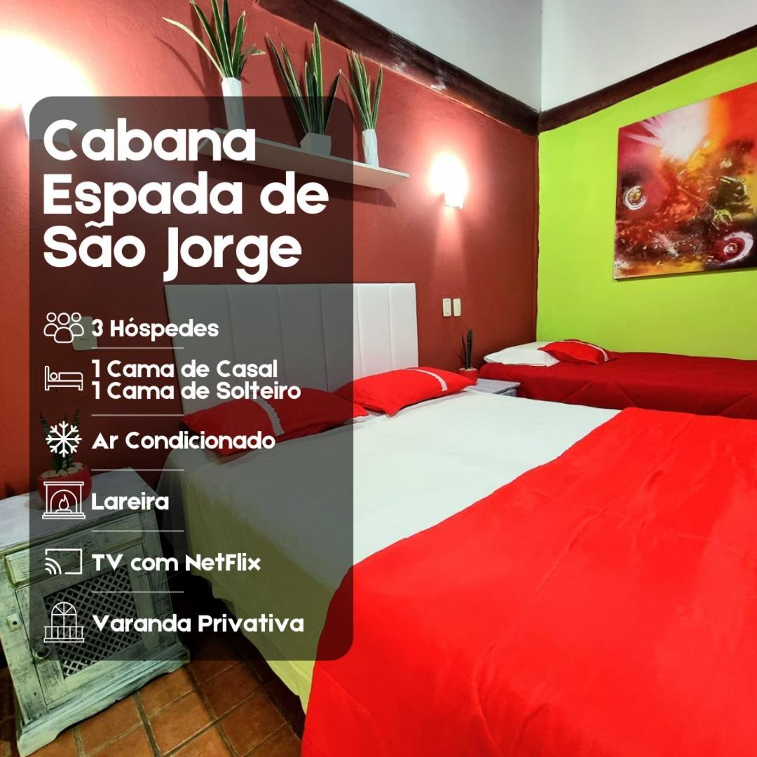 Cabanas Espada De Sao Jorge São Roque Exteriör bild